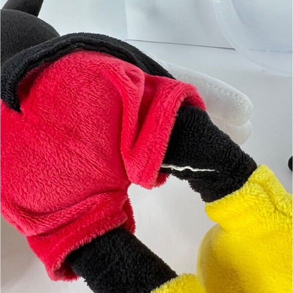 Disney  Mickey and Minnie Mouse Toy Plush Soft And Minnie Plastic Carry Case - Picture 9 of 14